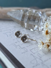 Load image into Gallery viewer, Pairs 16 & 17: Silver Flower Mini Hook