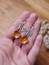 Load image into Gallery viewer, • Made-to-Order, Bloom Earrings - California Poppy