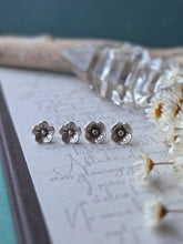 Load image into Gallery viewer, Pairs 14 & 15: Silver Flower Studs