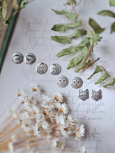 Load image into Gallery viewer, •Made-to-Order: Etched Woodland Studs