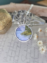 Load image into Gallery viewer, Mountain Lake Landscape Necklace