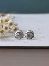 Load image into Gallery viewer, •Made-To-Order Chickadee Stud Earrings