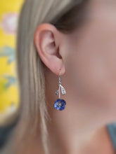 Load image into Gallery viewer, Bloom Earrings- Dark Blue
