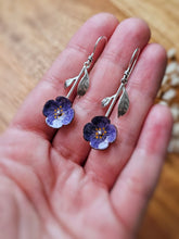 Load image into Gallery viewer, Bloom Earrings- Dark Blue
