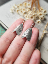 Load image into Gallery viewer, • Made-to-Order Moth earrings: 2 sizes
