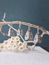 Load image into Gallery viewer, • Made-to-Order Moth earrings: 2 sizes

