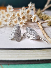 Load image into Gallery viewer, • Made-to-Order Moth earrings: 2 sizes
