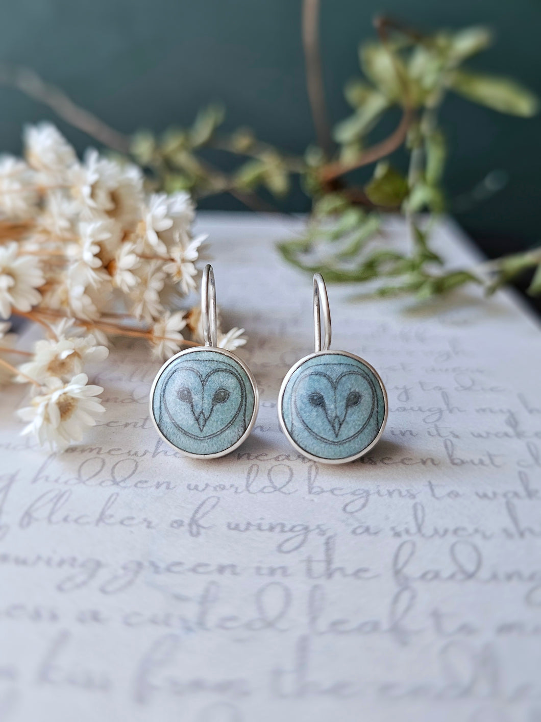 *Barn Owl Earrings